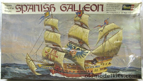 Revell 1/65 Spanish Galleon, H400 plastic model kit